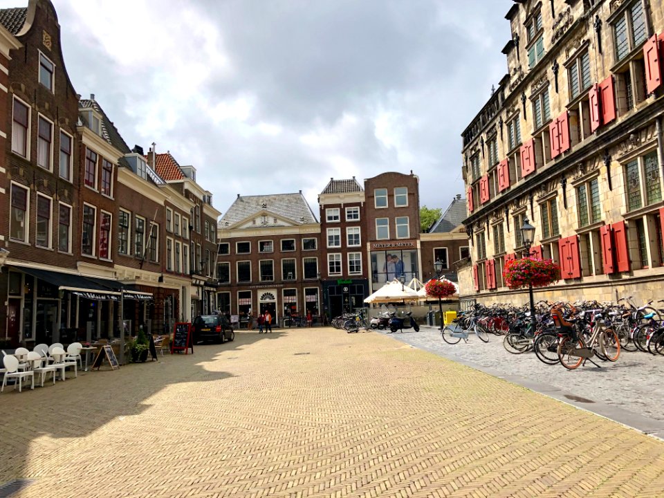 Markt, Delft, Zuid-Holland, Nederland 