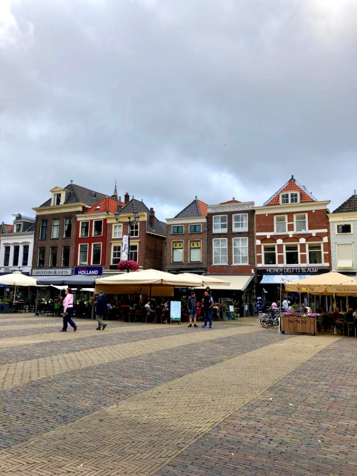 Markt, Delft, Zuid-Holland, Nederland 