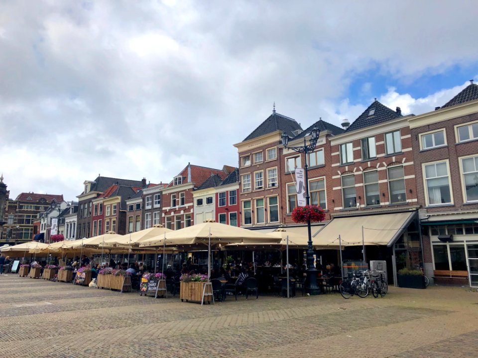 Markt, Delft, Zuid-Holland, Nederland 