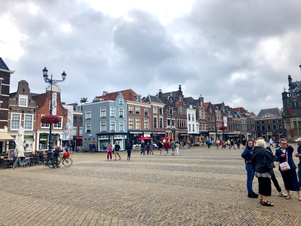 Markt, Delft, Zuid-Holland, Nederland 