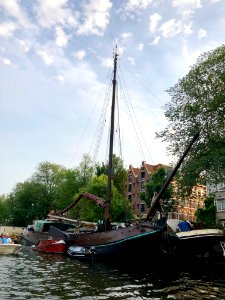 Sailboat, Nieuwe Teertuinen, Haarlemmerbuurt, Amsterdam, N… 