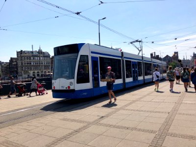 Amsterdamse Tram, Stationsplein, Binnenstad, Amsterdam, No… 