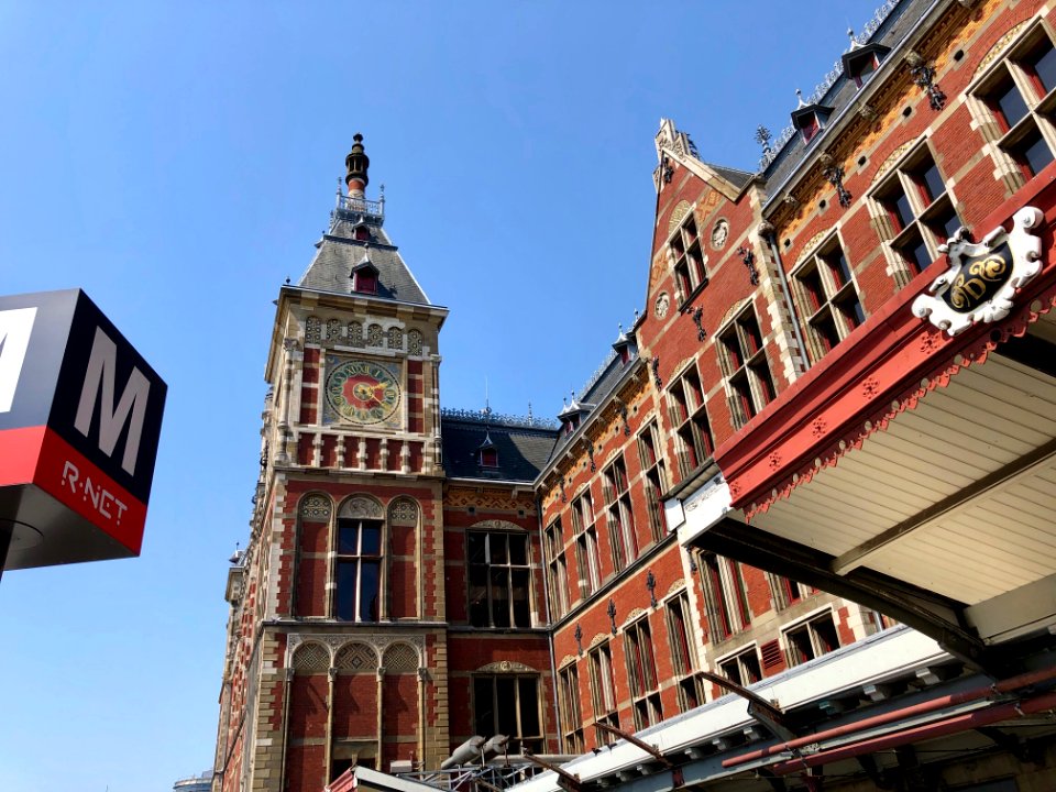 Amsterdam Centraal Station, Binnenstad, Amsterdam, Noord-H… 
