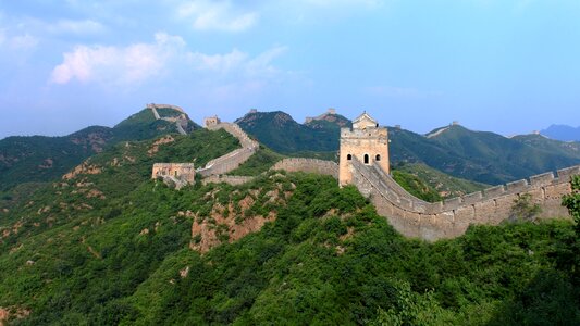 The great wall beijing the scenery