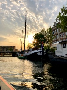 Sailboat, Zoutkeetsgracht, Haarlemmerbuurt, Amsterdam, Noo… 