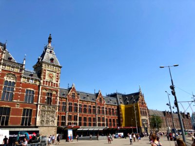 Amsterdam Centraal Station, Binnenstad, Amsterdam, Noord-H… 