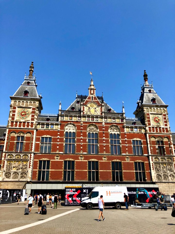 Amsterdam Centraal Station, Binnenstad, Amsterdam, Noord-H… 