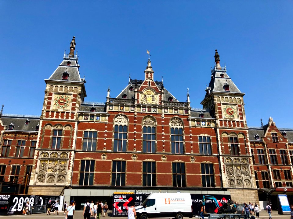 Amsterdam Centraal Station, Binnenstad, Amsterdam, Noord-H… 