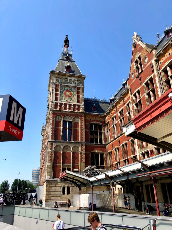 Amsterdam Centraal Station, Binnenstad, Amsterdam, Noord-H… 