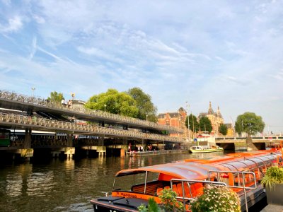 Fietsflat, Stationsplein, Binnenstad, Amsterdam, Noord-Hol… photo