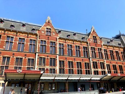 Amsterdam Centraal Station, Binnenstad, Amsterdam, Noord-H… 