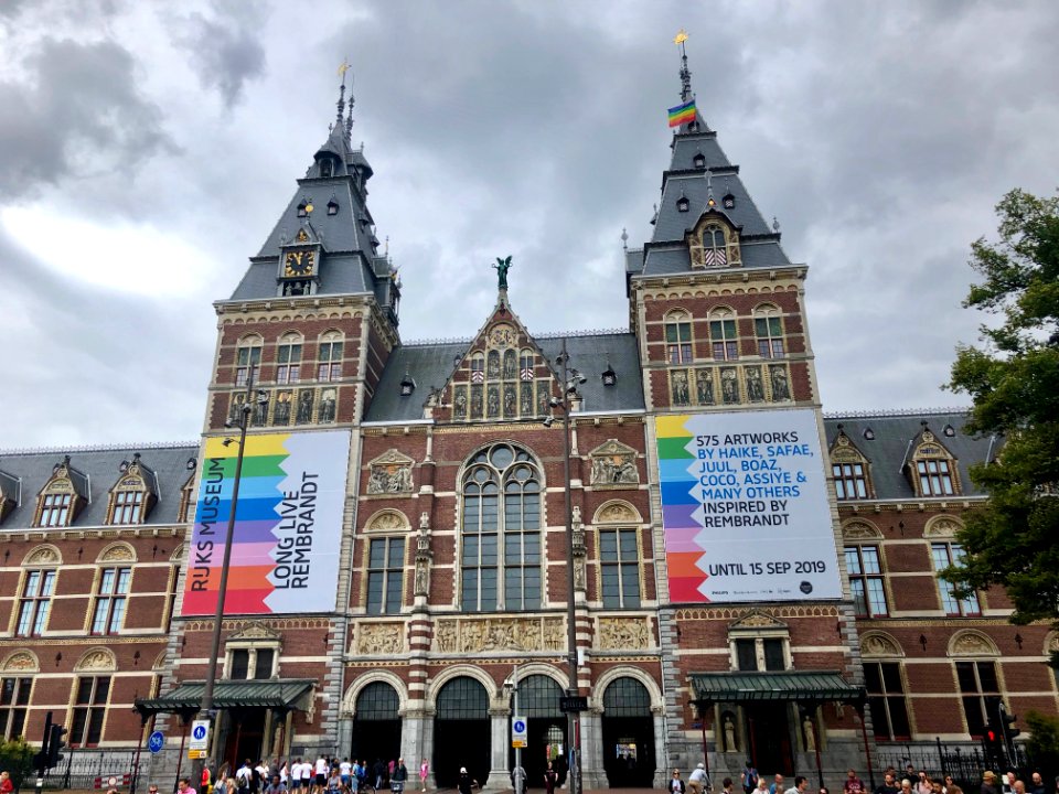 Rijksmuseum, Museumkwartier, Amsterdam, Noord-Holland, Ned… 