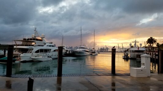 Florida port docks photo