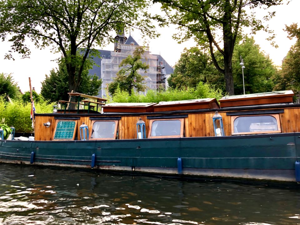 Houseboat, Prinsengracht, Jordaan, Amsterdam, Noord-Hollan… 