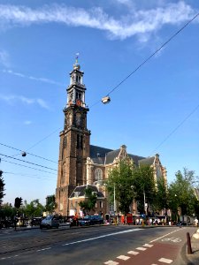 Westerkerk, Grachtengordel, Amsterdam, Noord-Holland, Nede… 