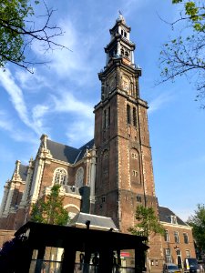 Westerkerk, Grachtengordel, Amsterdam, Noord-Holland, Nede… 
