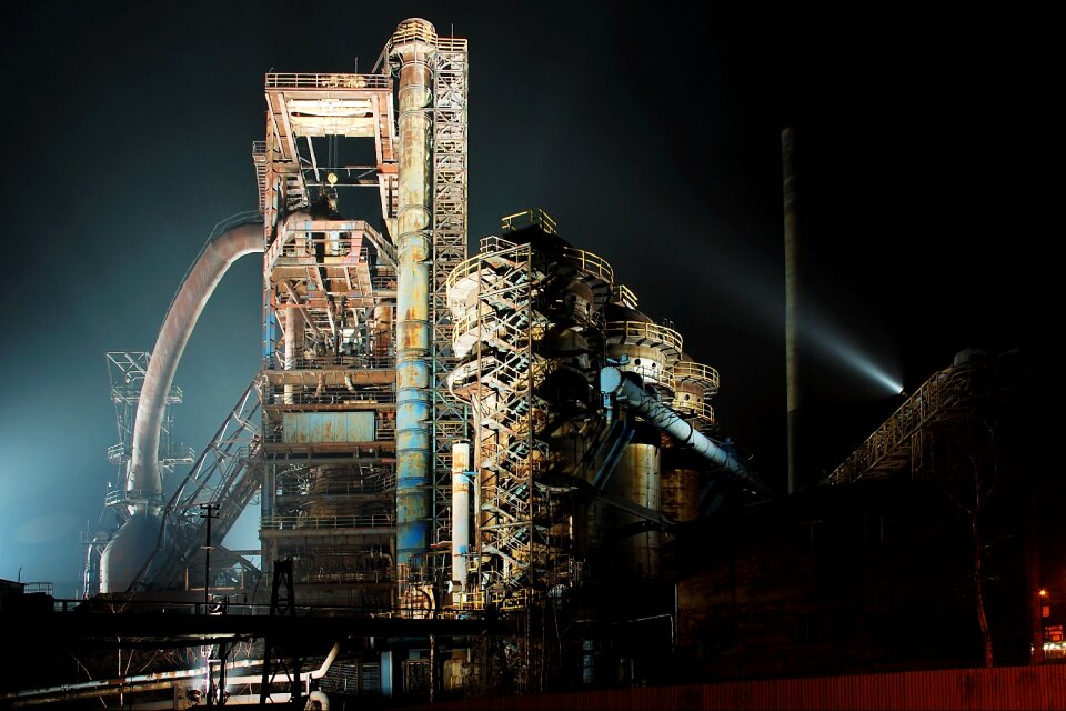 Factory iron industrial