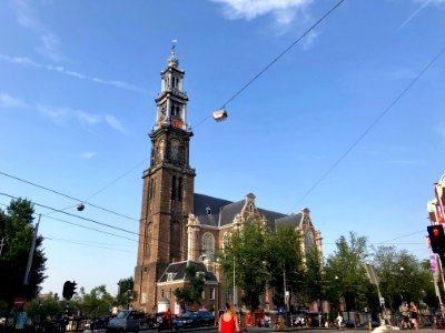 Westerkerk, Grachtengordel, Amsterdam, Noord-Holland, Nede… 