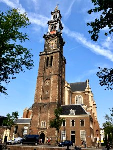 Westerkerk, Grachtengordel, Amsterdam, Noord-Holland, Nede… 