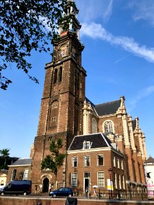 Westerkerk, Grachtengordel, Amsterdam, Noord-Holland, Nede… 