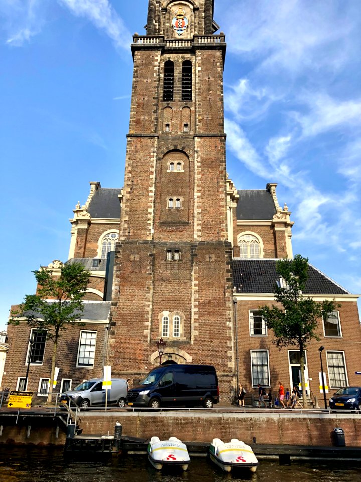 Westerkerk, Grachtengordel, Amsterdam, Noord-Holland, Nede… 