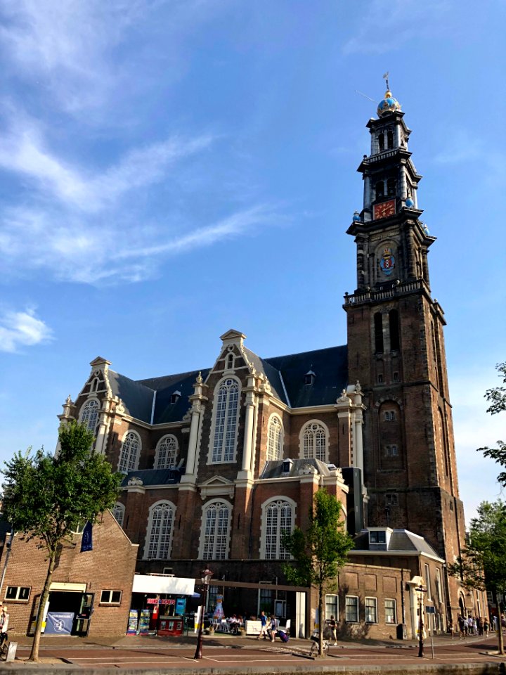 Westerkerk, Grachtengordel, Amsterdam, Noord-Holland, Nede… 