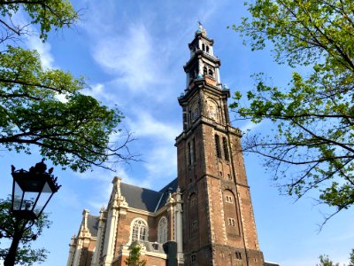 Westerkerk, Grachtengordel, Amsterdam, Noord-Holland, Nede… 