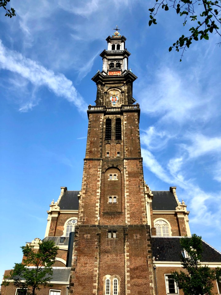 Westerkerk, Grachtengordel, Amsterdam, Noord-Holland, Nede… 