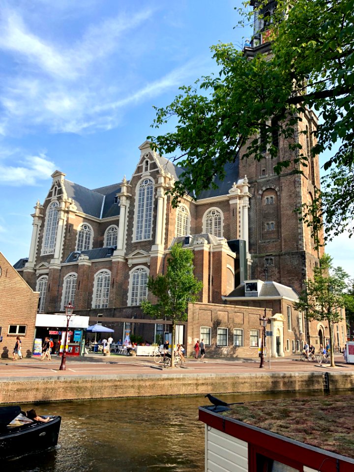 Westerkerk, Grachtengordel, Amsterdam, Noord-Holland, Nede… 