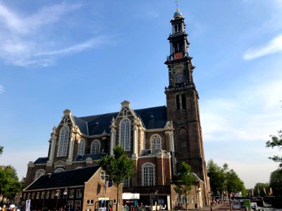 Westerkerk, Grachtengordel, Amsterdam, Noord-Holland, Nede… 