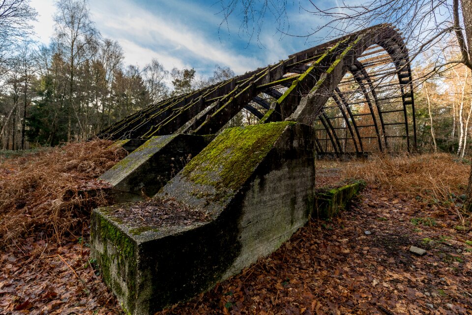 World war hangar construction