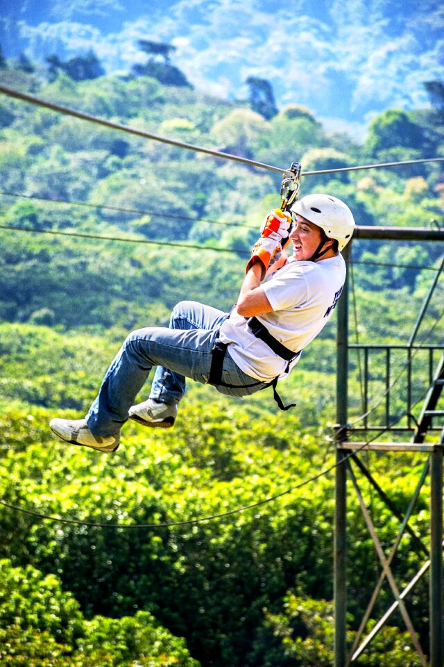 Fun canopy tyrolean