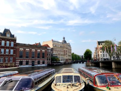Amstel, Binnenstad, Amsterdam, Noord-Holland, Nederland 