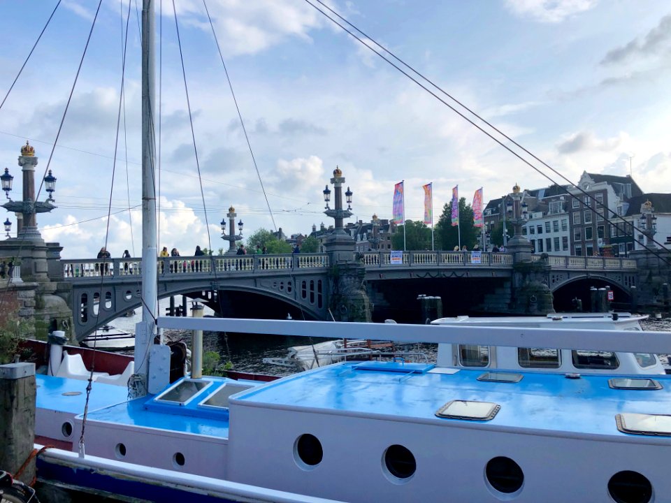 Blauwbrug, Grachtengordel, Amsterdam, Noord-Holland, Neder… 