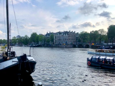 Amstel, Grachtengordel, Amsterdam, Noord-Holland, Nederlan… 