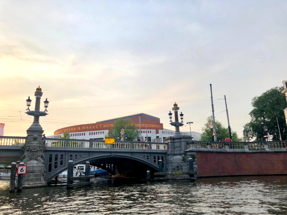 Blauwbrug, Grachtengordel, Amsterdam, Noord-Holland, Neder… 