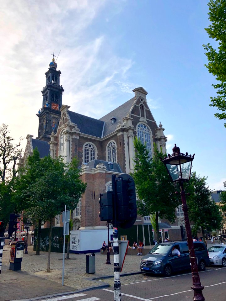 Westerkerk, Grachtengordel, Amsterdam, Noord-Holland, Nede… 