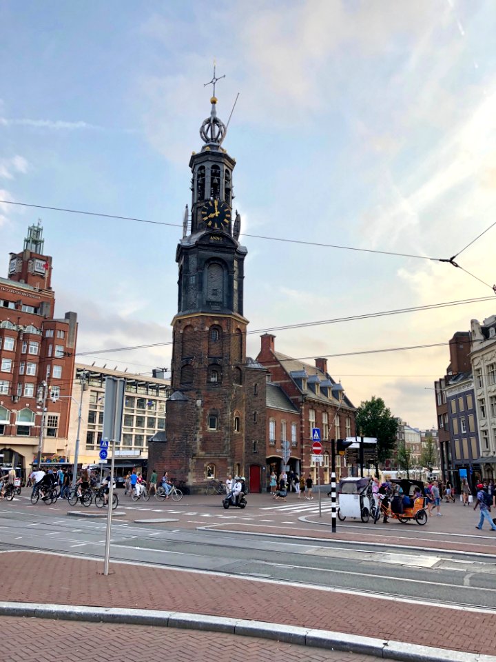 Munttoren, Binnenstad, Amsterdam, Noord-Holland, Nederland… 