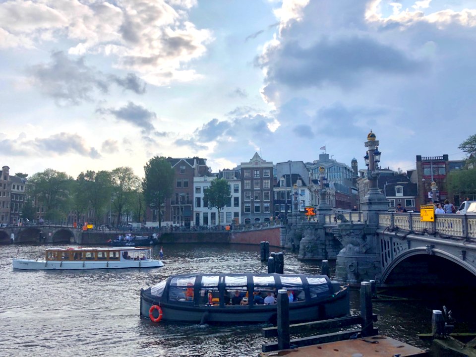 Blauwbrug, Grachtengordel, Amsterdam, Noord-Holland, Neder… 