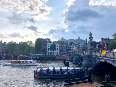 Blauwbrug, Grachtengordel, Amsterdam, Noord-Holland, Neder… 