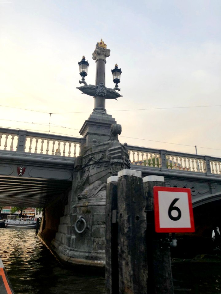 Blauwbrug, Grachtengordel, Amsterdam, Noord-Holland, Neder… 
