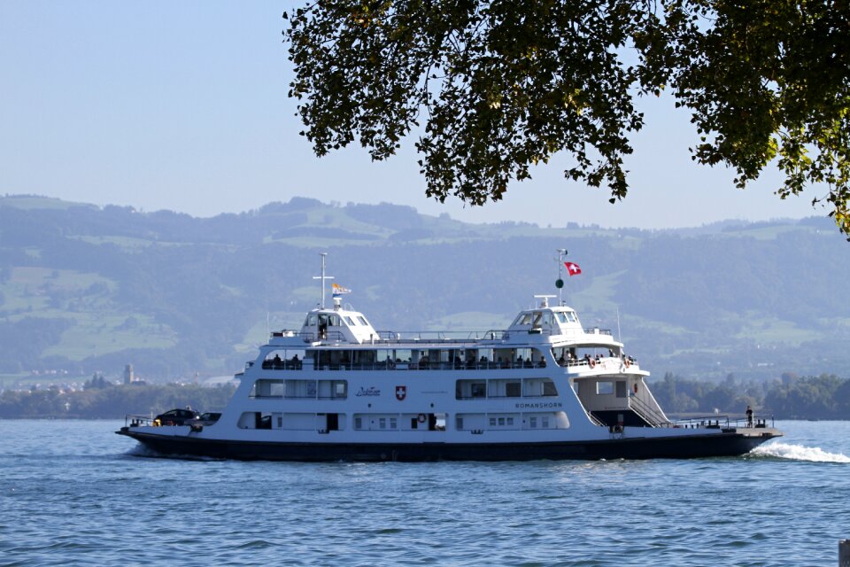 Car ferry loading ship traffic