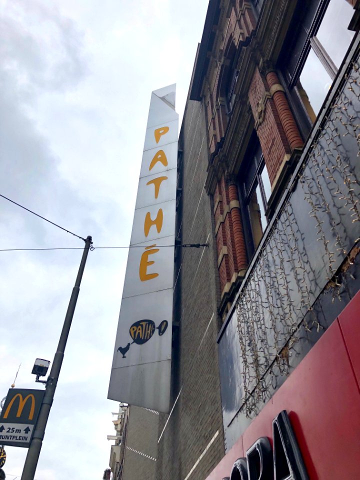 Pathe Sign, Grachtengordel, Amsterdam, Noord-Holland, Nede… 