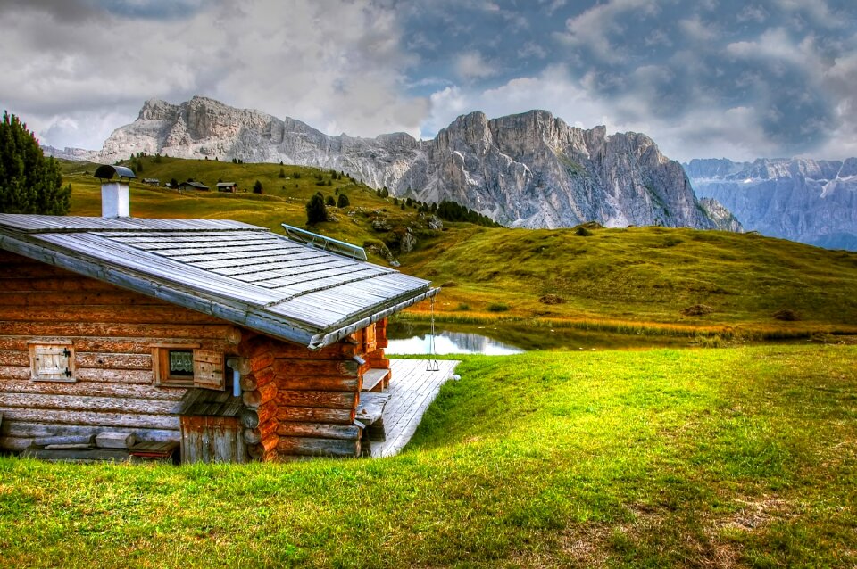 Landscape south tyrol mountains