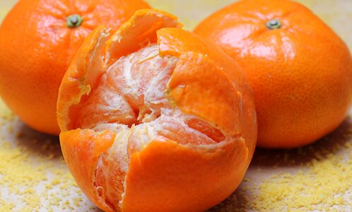 Clementines citrus fruit vitamins photo