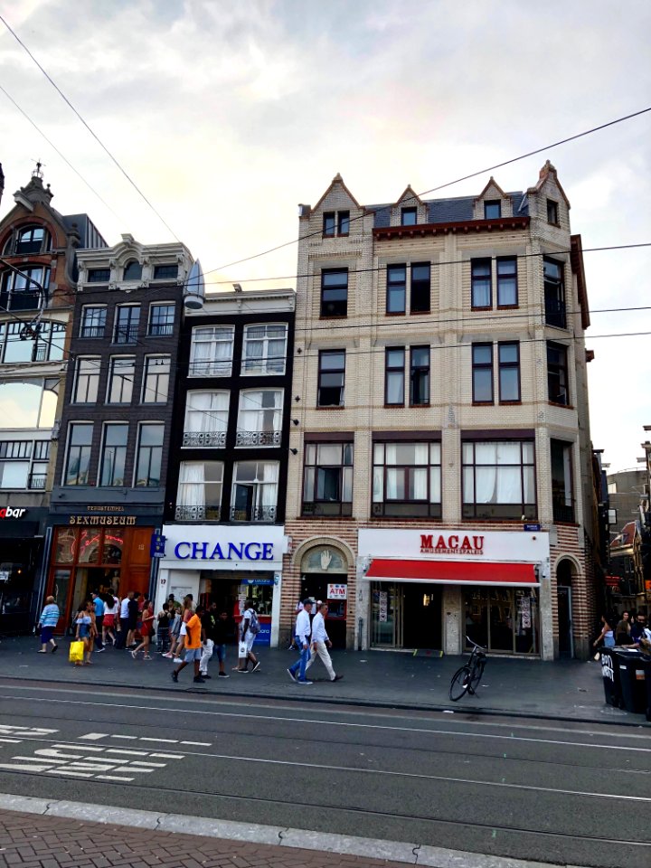 Damrak, Binnenstad, Amsterdam, Noord-Holland, Nederland 