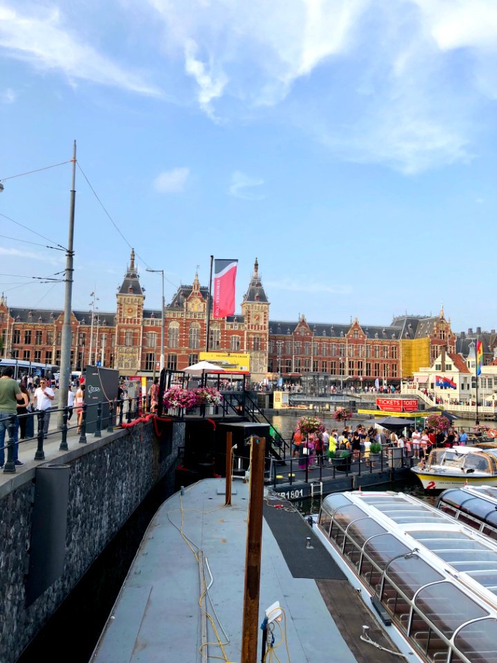 Amsterdam Centraal Station, Binnenstad, Amsterdam, Noord-H… 