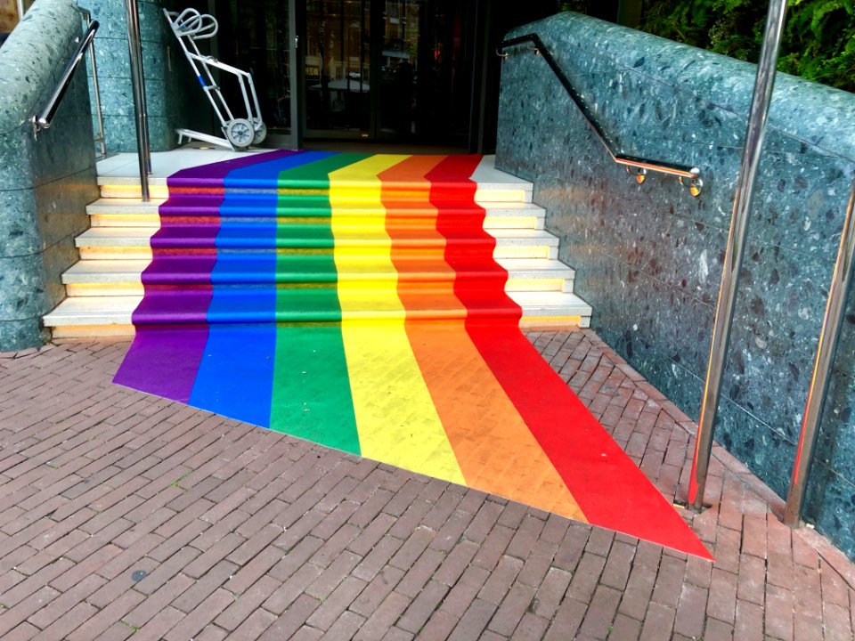 Gay Pride Carpet, Kimpton De Witt Hotel, Binnenstad, Amste… 