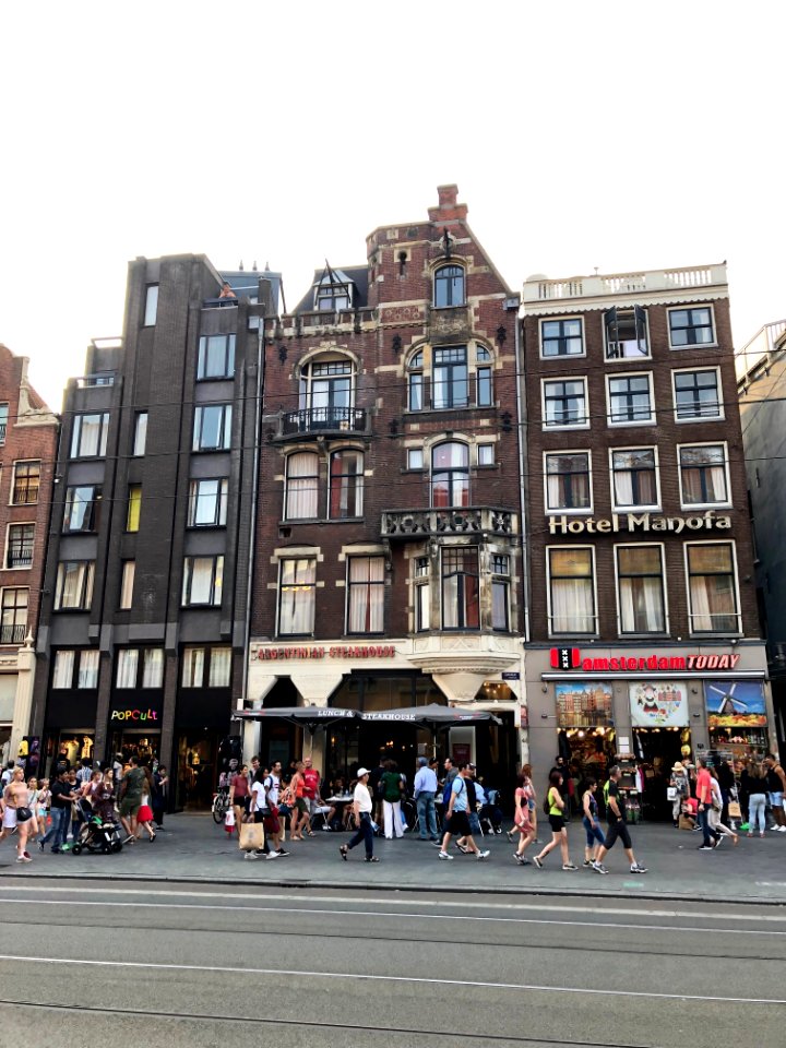 Damrak, Binnenstad, Amsterdam, Noord-Holland, Nederland 