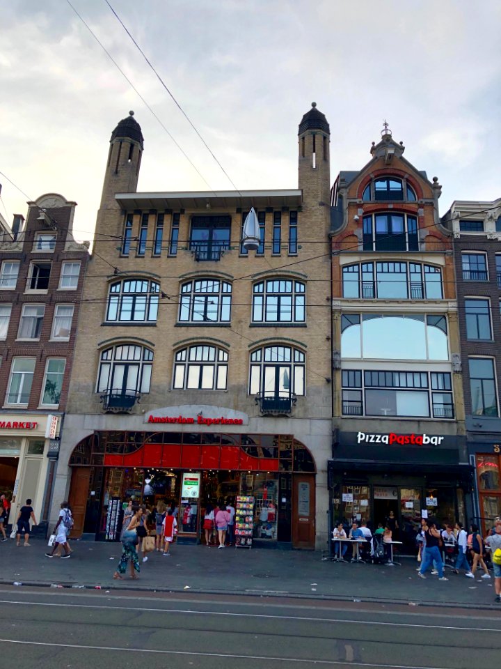 Damrak, Binnenstad, Amsterdam, Noord-Holland, Nederland 